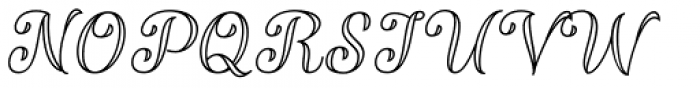 Validity Script Regular Italic Font UPPERCASE