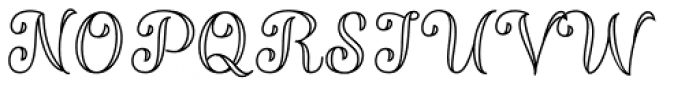 Validity Script Regular Font UPPERCASE