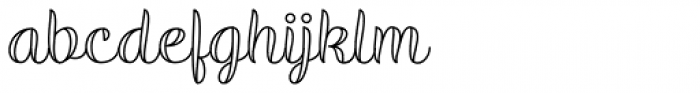 Validity Script Regular Font LOWERCASE