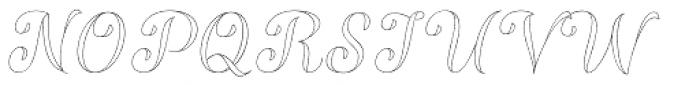Validity Script Thin Italic Font UPPERCASE