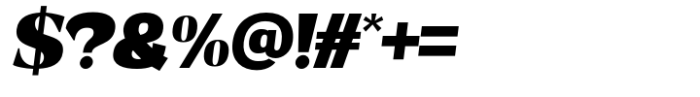 Valiny Black Italic Font OTHER CHARS