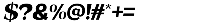 Valiny Bold Italic Font OTHER CHARS