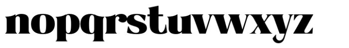 Valiny Extra Bold Font LOWERCASE