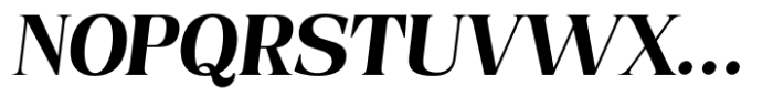 Valiny Semi Bold Italic Font UPPERCASE
