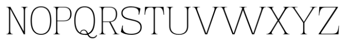 Valiny Thin Font UPPERCASE