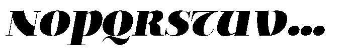 Valkiria Black Italic Font UPPERCASE