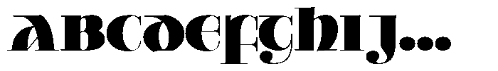 Valkiria Black Font UPPERCASE