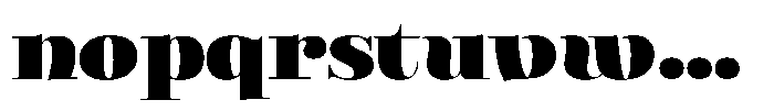 Valkiria Black Font LOWERCASE