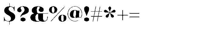 Valkiria Bold Font OTHER CHARS