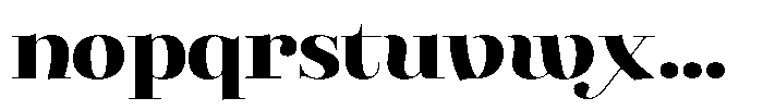 Valkiria Bold Font LOWERCASE