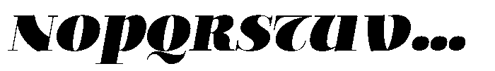 Valkiria Extra Black Italic Font UPPERCASE