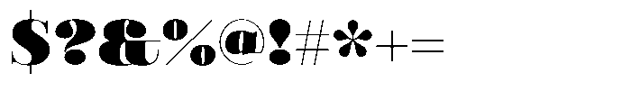 Valkiria Extra Black Font OTHER CHARS