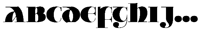 Valkiria Extra Black Font UPPERCASE