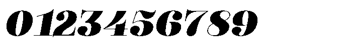 Valkiria Extra Bold Italic Font OTHER CHARS