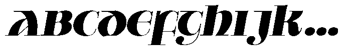 Valkiria Extra Bold Italic Font UPPERCASE