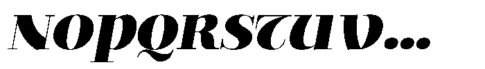 Valkiria Extra Bold Italic Font UPPERCASE