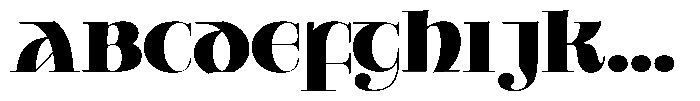 Valkiria Extra Bold Font UPPERCASE