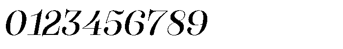 Valkiria Italic Font OTHER CHARS