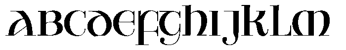 Valkiria Medium Font UPPERCASE
