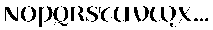 Valkiria Medium Font UPPERCASE