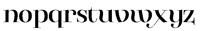 Valkiria Medium Font LOWERCASE