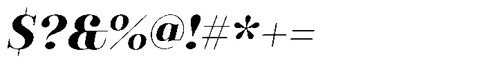 Valkiria Semi Bold Italic Font OTHER CHARS