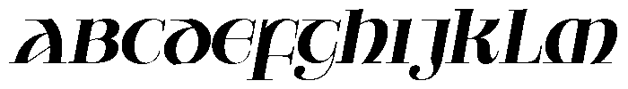 Valkiria Semi Bold Italic Font UPPERCASE