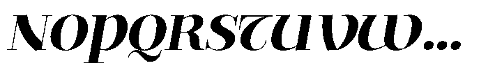 Valkiria Semi Bold Italic Font UPPERCASE