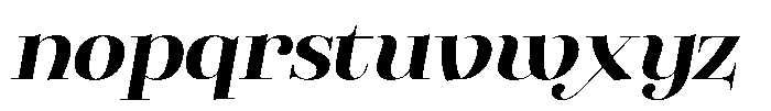 Valkiria Semi Bold Italic Font LOWERCASE