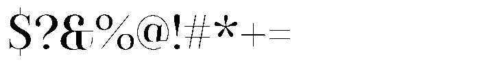 Valkiria Variable Regular Font OTHER CHARS