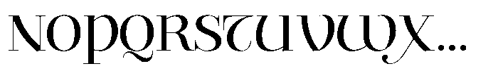 Valkiria Variable Regular Font UPPERCASE