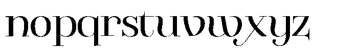 Valkiria Variable Regular Font LOWERCASE