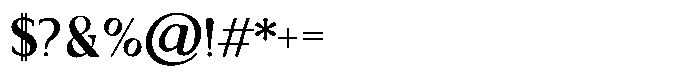 Valore Bold Font OTHER CHARS