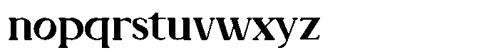 Valore Bold Font LOWERCASE