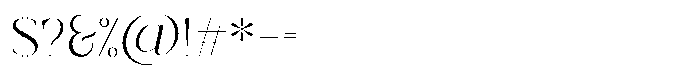 Valore Pro Extra Light Font OTHER CHARS