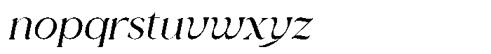 Valore Pro Italic Font LOWERCASE