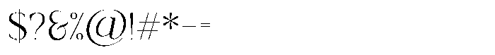 Valore Pro Light Font OTHER CHARS