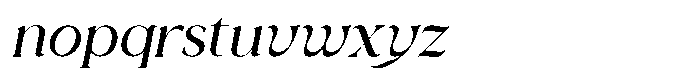 Valore Pro Medium Italic Font LOWERCASE