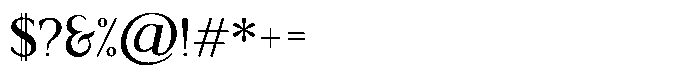 Valore Pro Semi Bold Font OTHER CHARS