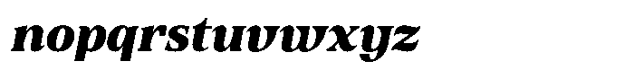 Valore Pro Text Bold Italic Font LOWERCASE
