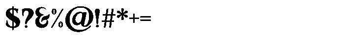 Valore Pro Text Bold Font OTHER CHARS