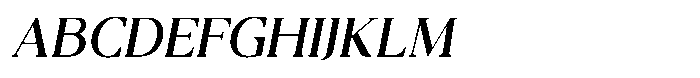 Valore Pro Text Extra Light Italic Font UPPERCASE
