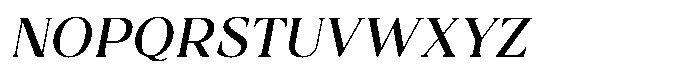 Valore Pro Text Extra Light Italic Font UPPERCASE
