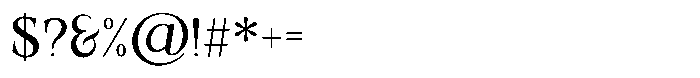 Valore Pro Text Extra Light Font OTHER CHARS