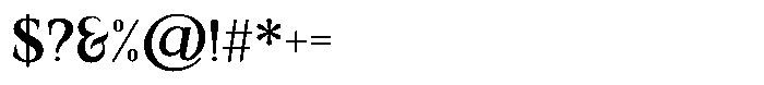 Valore Pro Text Regular Font OTHER CHARS