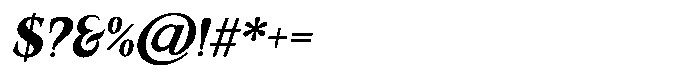 Valore Pro Text Semi Bold Italic Font OTHER CHARS