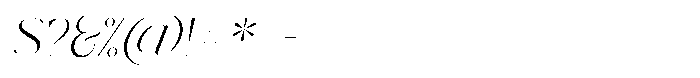 Valore Pro Text Thin Italic Font OTHER CHARS