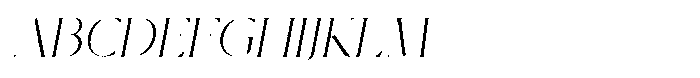 Valore Pro Text Thin Italic Font UPPERCASE