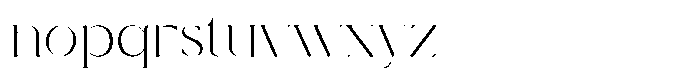 Valore Pro Thin Font LOWERCASE