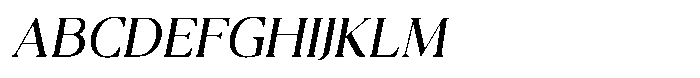 Valore Text Pro Thin Italic Font UPPERCASE